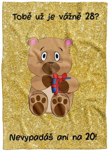 IMPAR Fleece blanket Are you that old? - 28 years old - Blanket - Main image