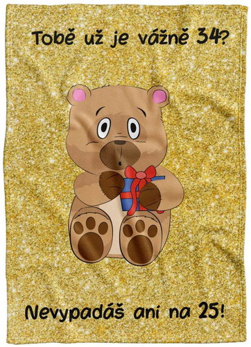 IMPAR Fleece blanket Are you that old? - 34 years old - Blanket - Main image