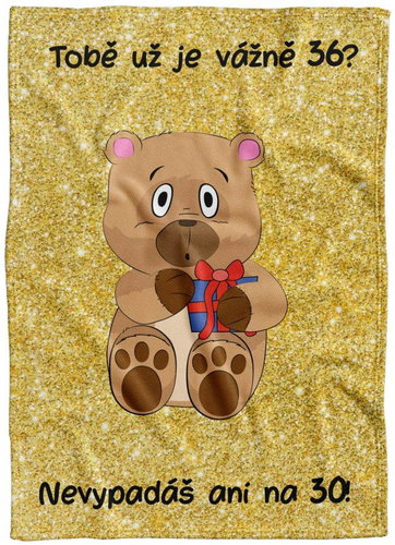 IMPAR Fleece blanket Are you that old? - 36 years old - Blanket - Main image
