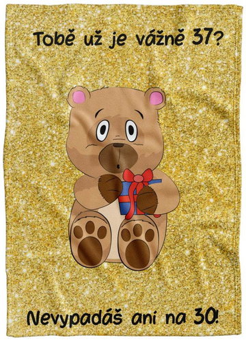 IMPAR Fleece blanket Are you that old? - 37 years old - Blanket - Main image