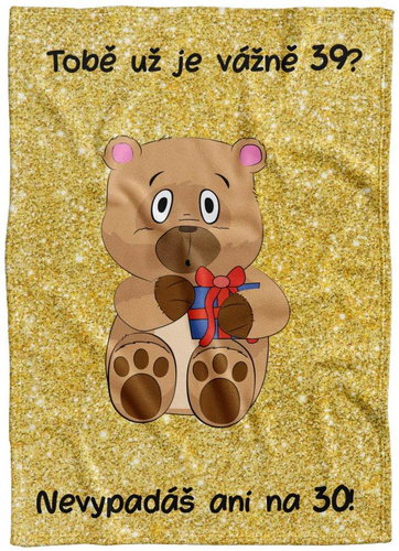 IMPAR Fleece blanket Are you that old? - 39 years old - Blanket - Main image