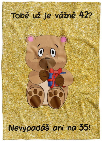 IMPAR Fleece blanket Are you that old? - 42 years old - Blanket - Main image