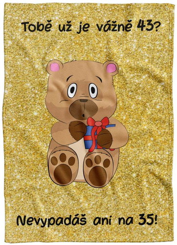 IMPAR Fleece blanket Are you that old? - 43 years old - Blanket - Main image