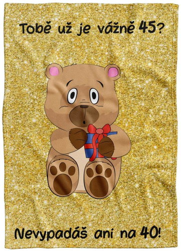 IMPAR Fleece blanket Are you that old? - 45 years old - Blanket - Main image