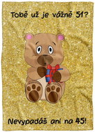 IMPAR Fleece blanket Are you that old? - 51 years old - Blanket
