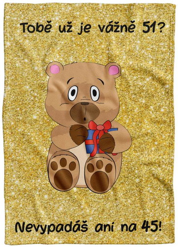 IMPAR Fleece blanket Are you that old? - 51 years old - Blanket - Main image