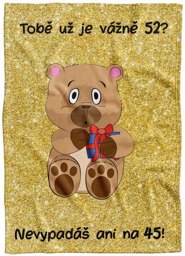 IMPAR Fleece blanket Are you that old? - 52 years old - Blanket - Main image
