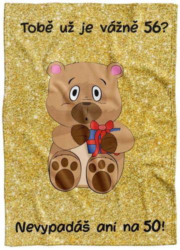 IMPAR Fleece blanket Are you that old? - 56 years old - Blanket - Main image