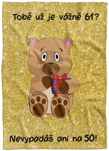 IMPAR Fleece blanket Are you that old? - 61 years old - Blanket - Main image