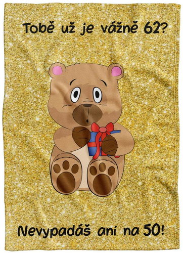 IMPAR Fleece blanket Are you that old? - 62 years old - Blanket - Main image