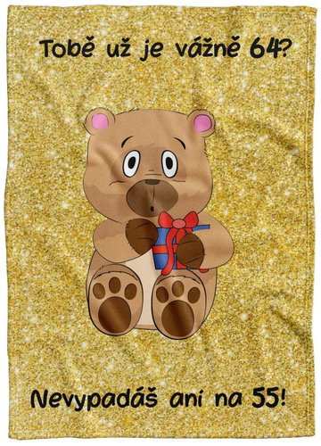 IMPAR Fleece blanket Are you that old? - 64 years old - Blanket - Main image