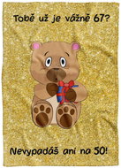 IMPAR Fleece blanket Are you that old? - 67 years old - Blanket