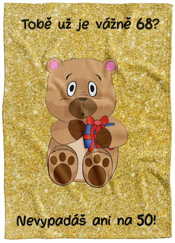 IMPAR Fleece blanket Are you that old? - 68 years old - Blanket - Main image