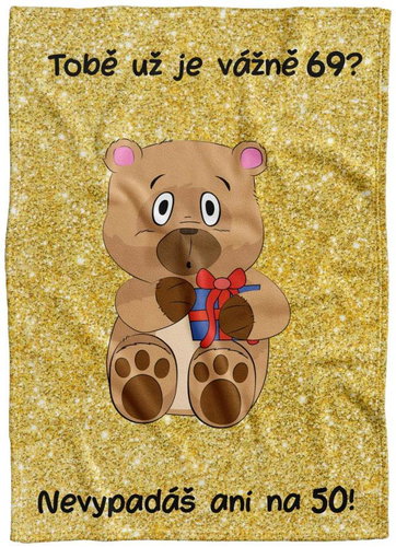 IMPAR Fleece blanket Are you that old? - 69 years old - Blanket - Main image