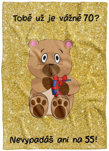 IMPAR Fleece blanket Are you that old? - 70 years old - Blanket - Main image