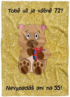 IMPAR Fleece blanket How old are you? - 72 years old - Blanket