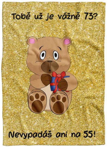 IMPAR Fleece blanket Are you that old? - 73 years old - Blanket - Main image