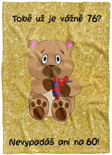 IMPAR Fleece blanket How old are you? - 76 years old - Blanket - Main image