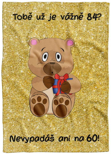 IMPAR Fleece blanket Are you that old? - 84 years old - Blanket - Main image