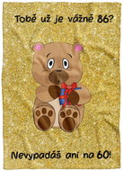 IMPAR Fleece blanket Are you that old? - 86 years old - Blanket