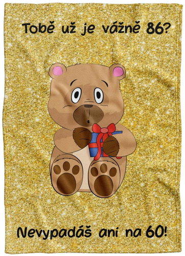 IMPAR Fleece blanket Are you that old? - 86 years old - Blanket - Main image