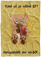 IMPAR Fleece blanket How old are you? - 87 years old - Blanket