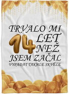 IMPAR Fleece blanket It took me + age - 14 years - Blanket