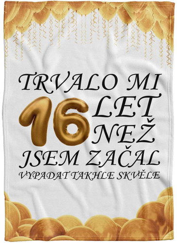 IMPAR Fleece blanket It took me + age - 16 years - Blanket - Main image