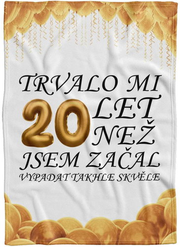 IMPAR Fleece blanket It took me + age - 20 years - Blanket - Main image