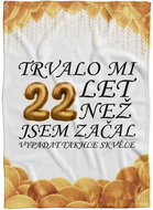 IMPAR Fleece blanket It took me + age - 22 years - Blanket