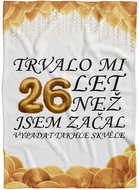 IMPAR Fleece blanket It took me + age - 26 years - Blanket