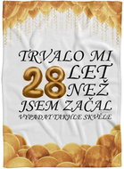 IMPAR Fleece blanket It took me + age - 28 years - Blanket