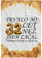 IMPAR Fleece blanket It took me + age - 32 years - Blanket