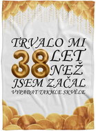 IMPAR Fleece blanket It took me + age - 38 years - Blanket