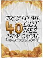 IMPAR Fleece blanket It took me + age - 40 years - Blanket