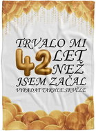 IMPAR Fleece blanket It took me + age - 42 years - Blanket