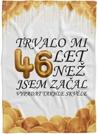 IMPAR Fleece blanket It took me + age - 46 years - Blanket