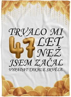 IMPAR Fleece blanket It took me + age - 47 years - Blanket