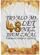 IMPAR Fleece blanket It took me + age - 48 years - Blanket