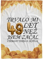 IMPAR Fleece blanket It took me + age - 49 years - Blanket