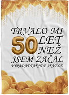 IMPAR Fleece blanket It took me + age - 50 years - Blanket