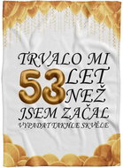 IMPAR Fleece blanket It took me + age - 53 years - Blanket