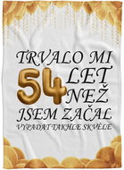 IMPAR Fleece blanket It took me + age - 54 years - Blanket