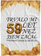 IMPAR Fleece blanket It took me + age - 59 years - Blanket