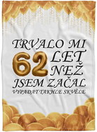 IMPAR Fleece blanket It took me + age - 62 years - Blanket