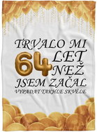 IMPAR Fleece blanket It took me + age - 64 years - Blanket