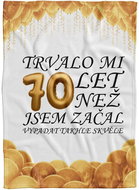 IMPAR Fleece blanket It took me + age - 70 years - Blanket