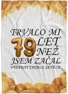 IMPAR Fleece blanket It took me + age - 79 years - Blanket