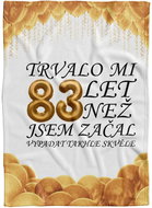 IMPAR Fleece blanket It took me + age - 83 years - Blanket