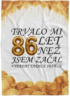 IMPAR Fleece blanket It took me + age - 86 years - Blanket